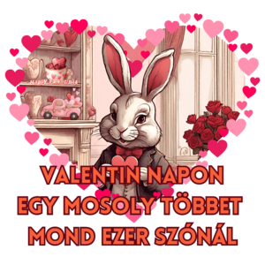 Valentin napon egy mosoly többet mond ezer szónál 